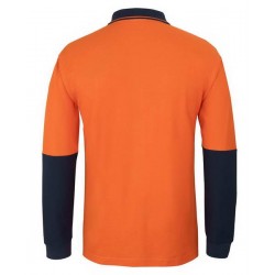6HVQL - JB's HV L/S COTTON PIQUE TRAD POLO