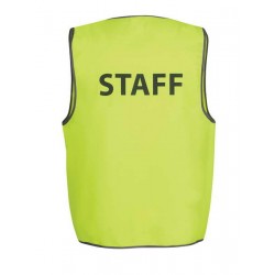 6HVS6 - JB's HV SAFETY VEST PRINT STAFF