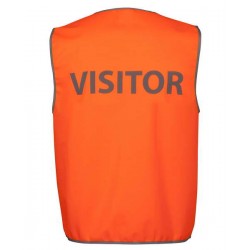 6HVS7 - JB's HV SAFETY VEST PRINT VISITOR