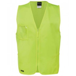 6HVSZ - JB's HV ZIP SAFETY VEST