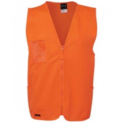 6HVSZ - JB's HV ZIP SAFETY VEST