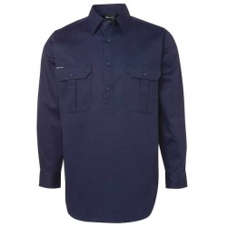 6WSCF - JB's CLOSE FRONT L/S WORK SHIRT