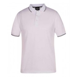 7JCP - PODIUM JACQUARD CONTRAST POLO