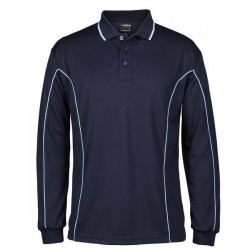 7PIPL - PODIUM L/S PIPING POLO