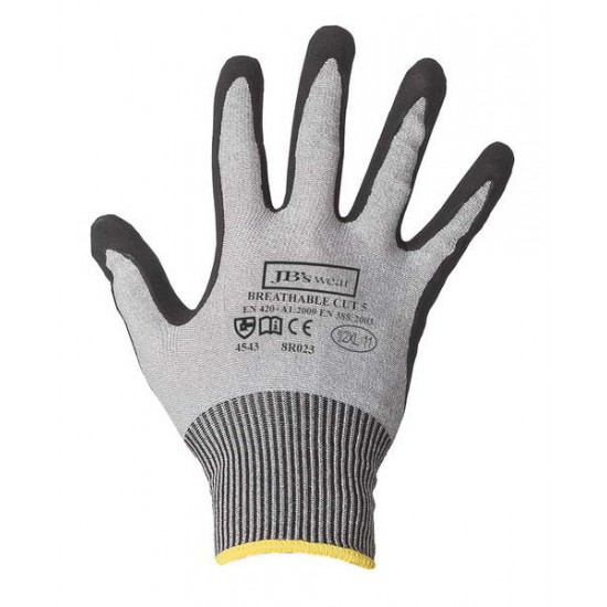 8R023 - JB's NITRILE BREATHABLE CUT 5 GLOVE (12 Pack)