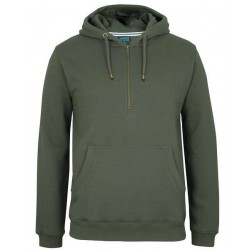 S3FHZ - C OF C 1/2 BRASS ZIP HOODIE